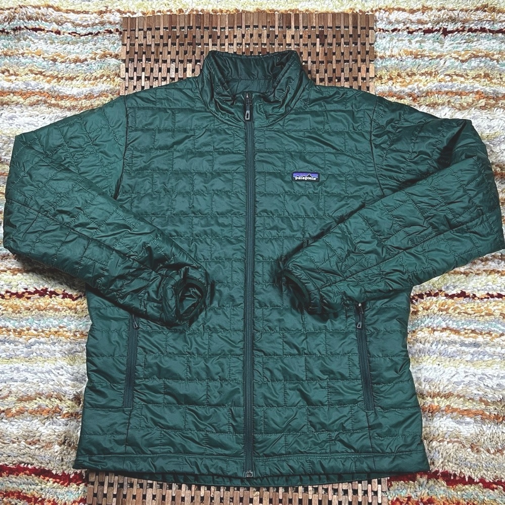 SOLD 

 Patagonia Nano Puff Puffer Jacket Forest Green Men’s Large L